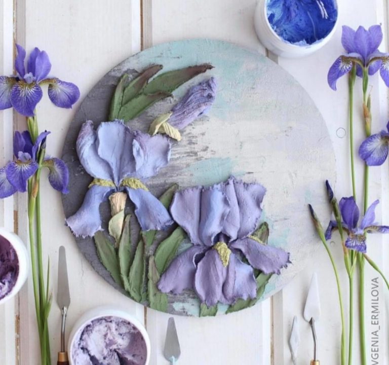 Decorative plaster for sculpture painting